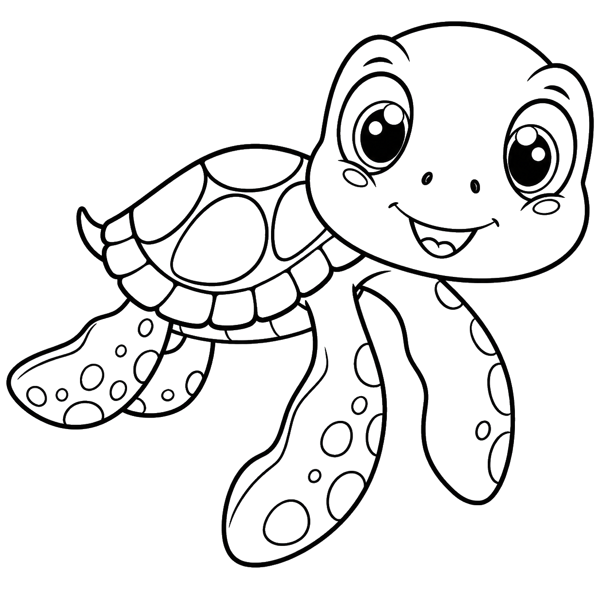 Sea Turtle Coloring Page