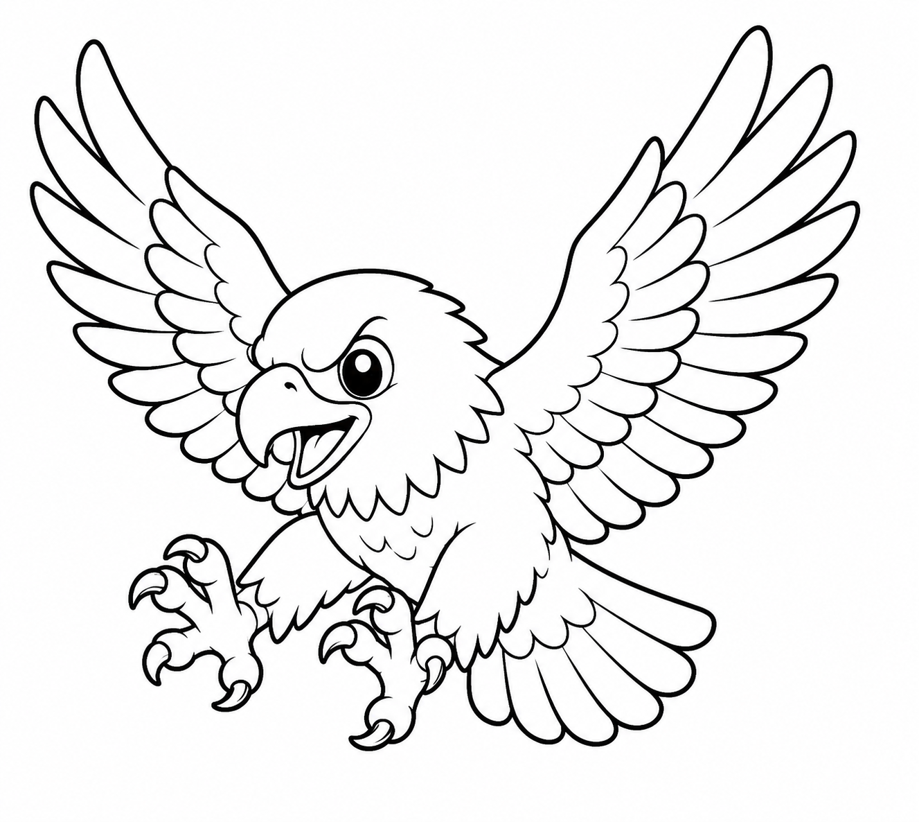 Bald Eagle Coloring Page